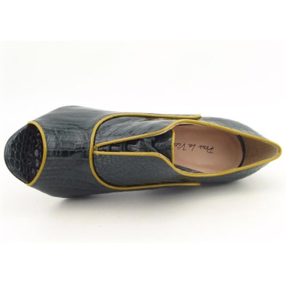 Pour La Victoire Lilly Boots Ankle Peep Toe Shoes - Picture 2 of 4